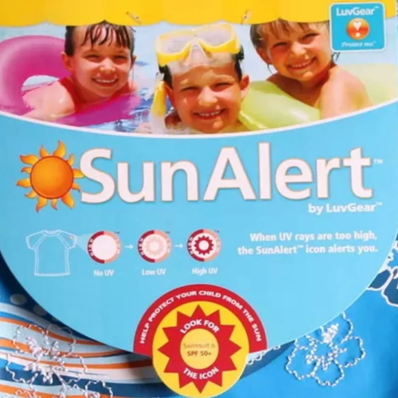 LuvGear Sun Alert pink with fruit swimsuit for toddler size 2T - Picture 10 of 10